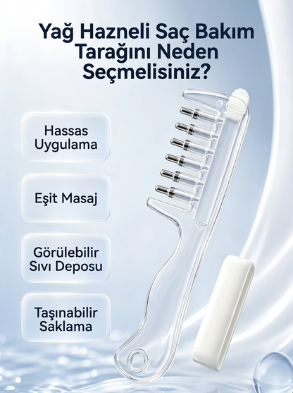 Yağ Hazneli Saç Bakım Tarağı™