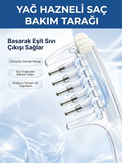Yağ Hazneli Saç Bakım Tarağı™