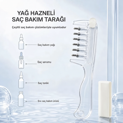 Yağ Hazneli Saç Bakım Tarağı™