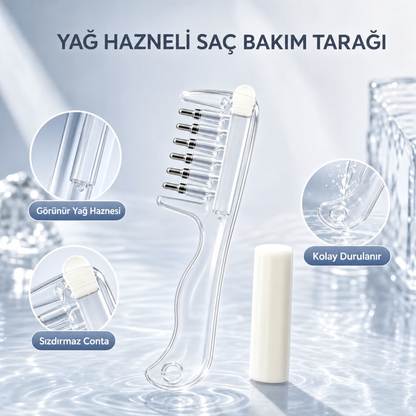 Yağ Hazneli Saç Bakım Tarağı™